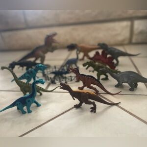 Colorful Dinosaur Toy Set